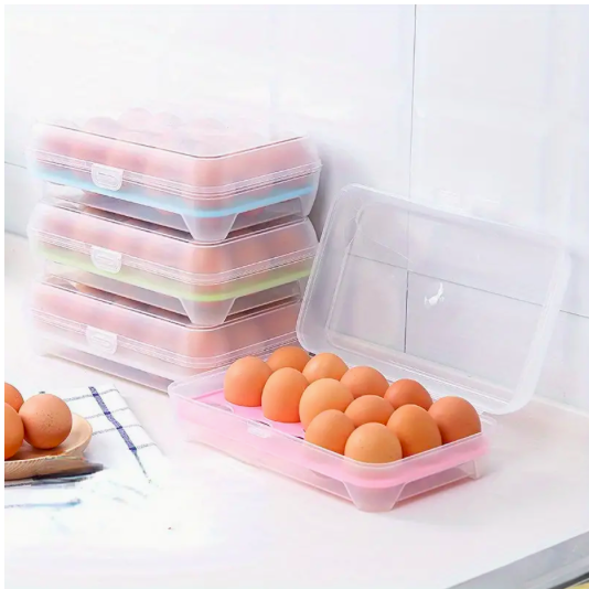 Miniatura 5 de Porta huevos canasta plastico